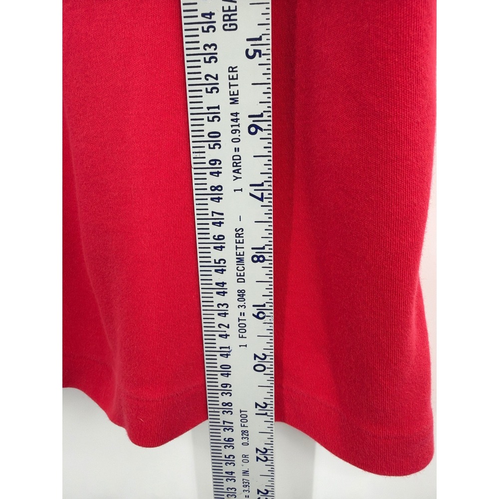 Ralph Lauren Sport Youth Red Slim Fit Cotton Pique Polo Shirt Size M Pony Logo - Picture 4 of 6